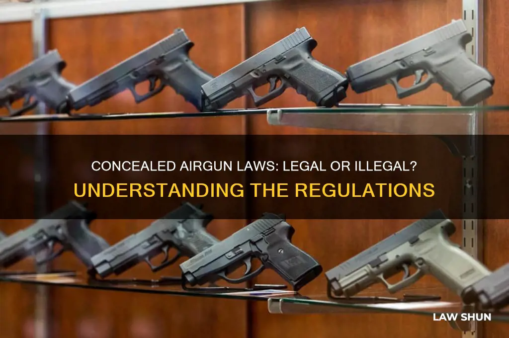 is it against the law to have a concealed airgun