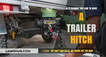 Trailer Hitch Legality: Understanding the Law and Potential Penalties
