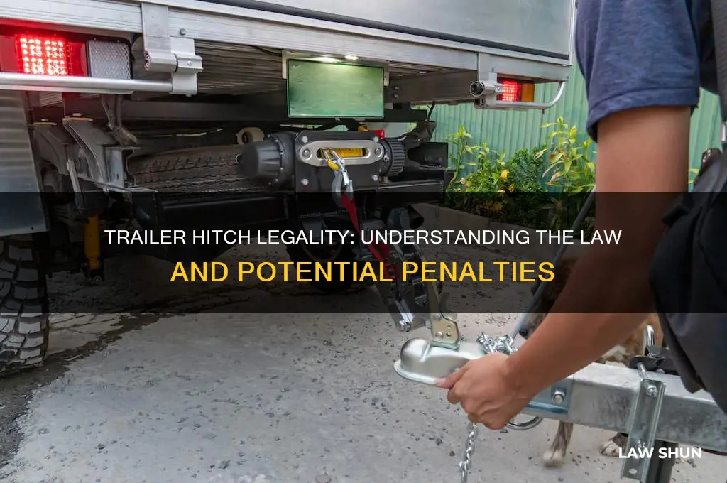 is it against the law to have a trailer hitch