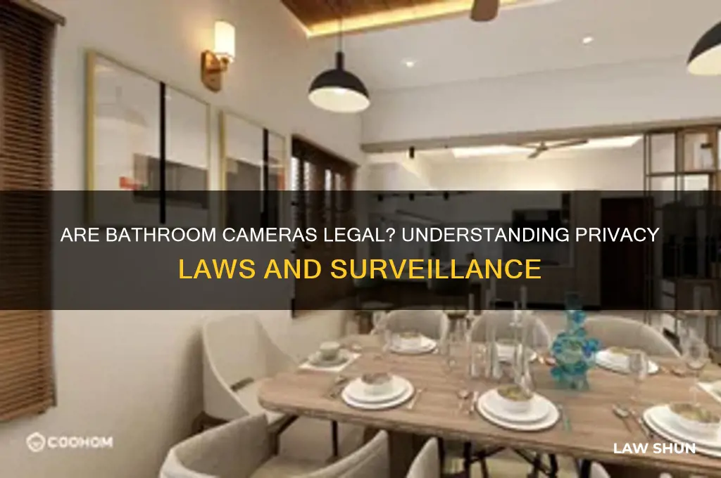 is it against the law to have cameras in bathrooms