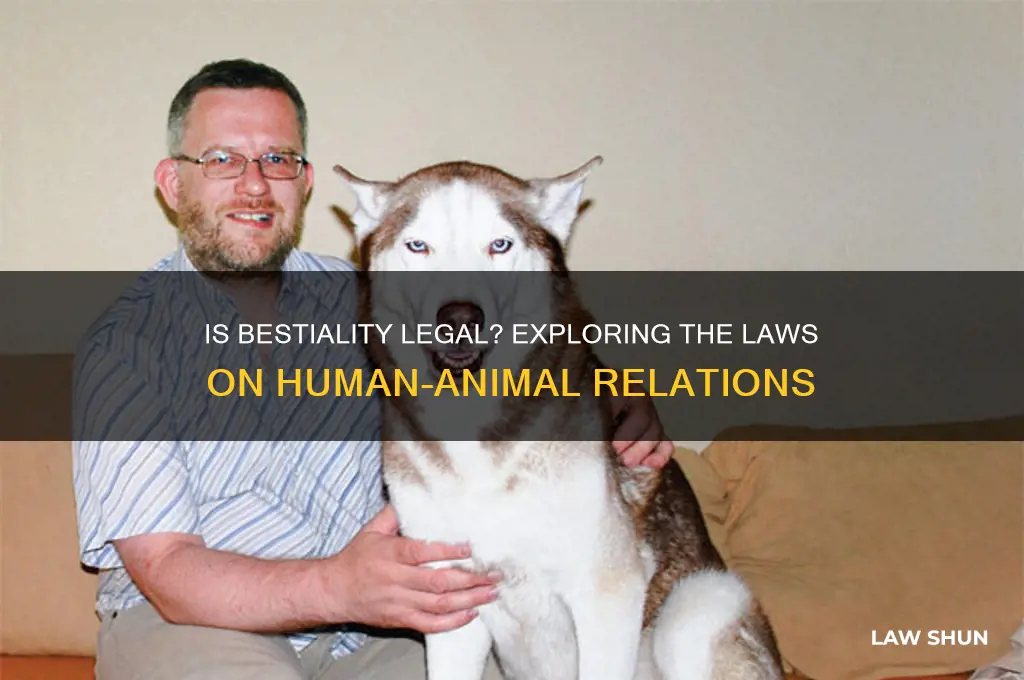is it against the law to have sex with animals