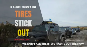 Are Protruding Tires Illegal? Understanding Vehicle Code Regulations