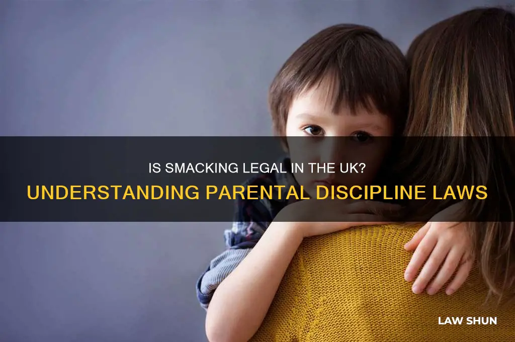 is it against the law to hit your child uk