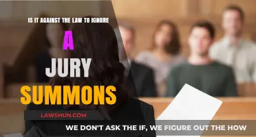 Ignoring a Jury Summons: Legal Consequences and Your Obligations