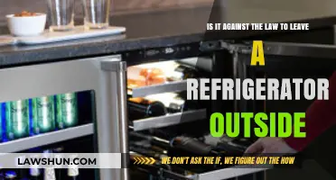 Is Leaving a Refrigerator Outside Illegal? Legal Insights Explained