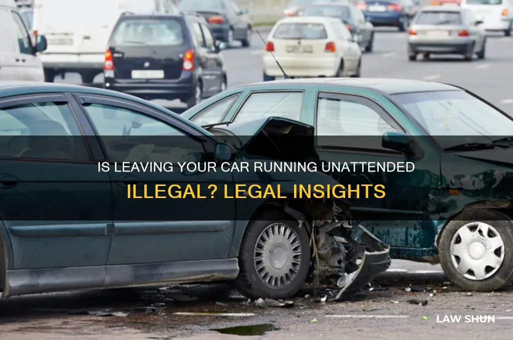 is it against the law to leave a vehicle running