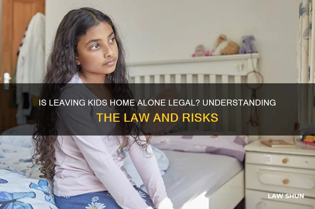 is it against the law to leave kids home alone