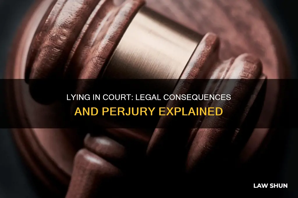 Lying In Court: Legal Consequences And Perjury Explained | LawShun