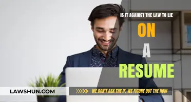 Is Lying on Your Resume Illegal? Legal Consequences Explained