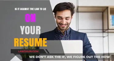 Is Lying on Your Resume Illegal? Legal Consequences Explained