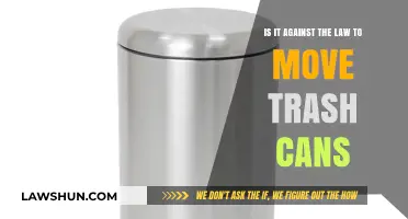 Trash Can Laws: Moving Them, Legal or Not?