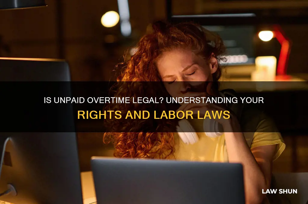is it against the law to not be paid overtime