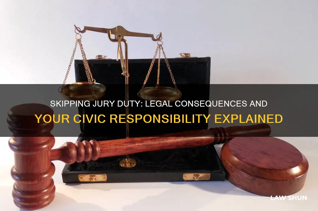 is it against the law to not do jury duty