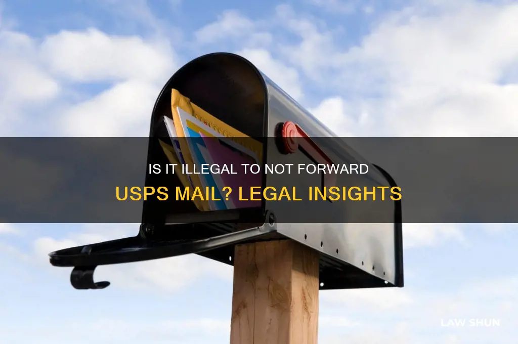 is it against the law to not forward usps mail