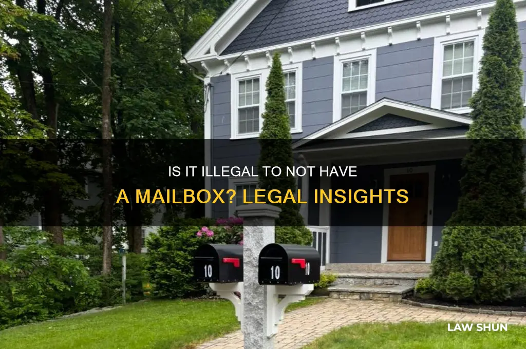 is it against the law to not have a mailbox