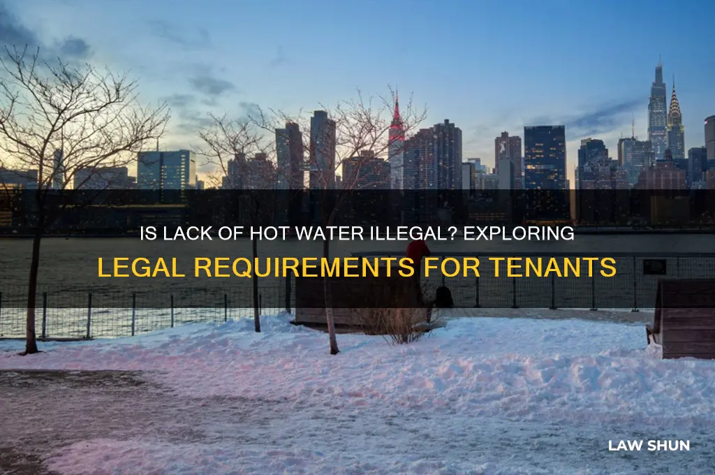 is it against the law to not have hot water