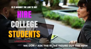 Is It Illegal to Exclude College Students from Hiring?