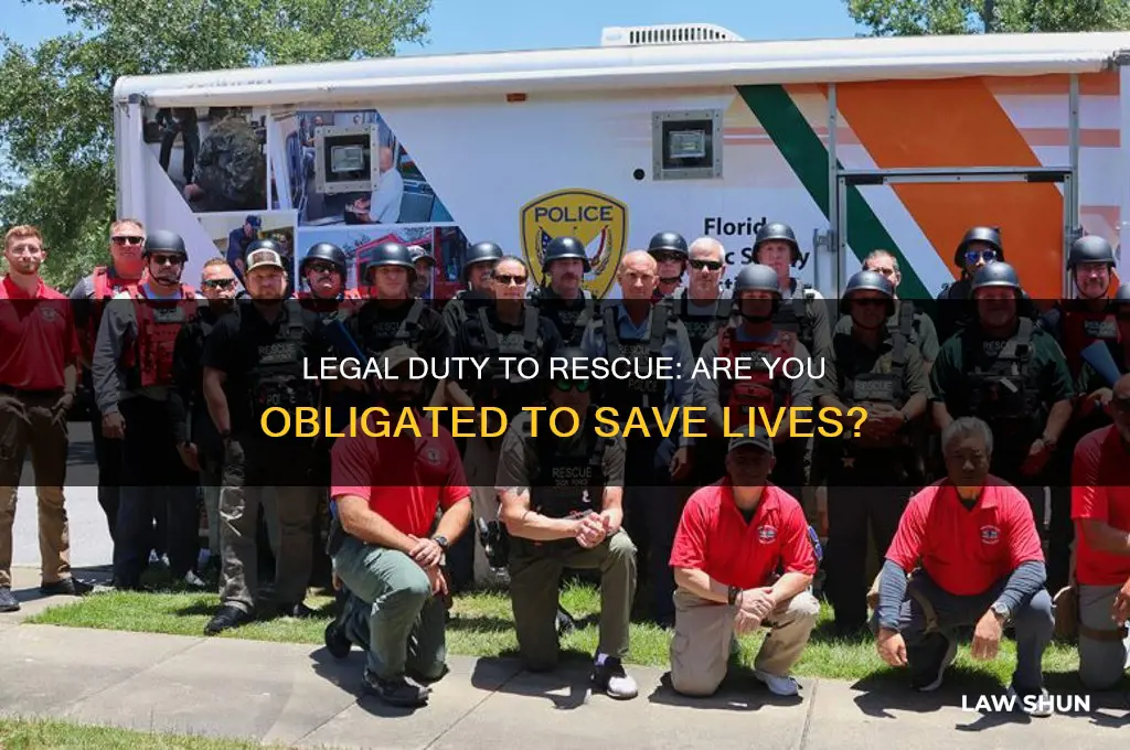 is it against the law to not save someone