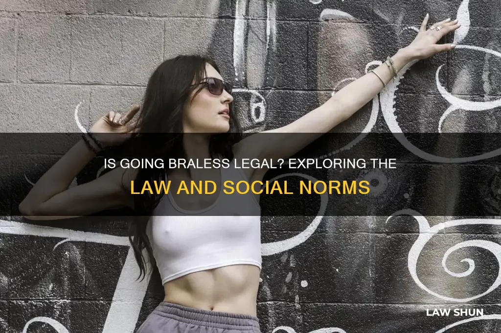 is it against the law to not wear a bra