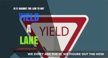 Is Failing to Yield a Lane Considered Illegal? Legal Insights