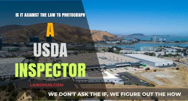 Is Photographing a USDA Inspector Illegal? Legal Insights Explained