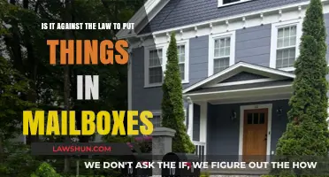 Is Placing Items in Mailboxes Illegal? Understanding Postal Regulations