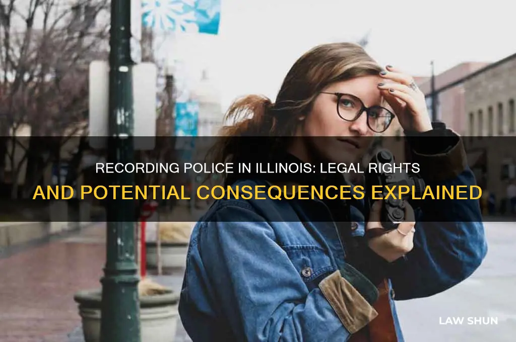 is it against the law to record police in illinois