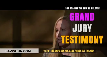 Is Releasing Grand Jury Testimony Illegal? Legal Insights and Consequences