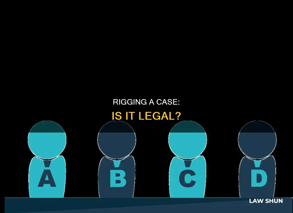 is it against the law to rig a case