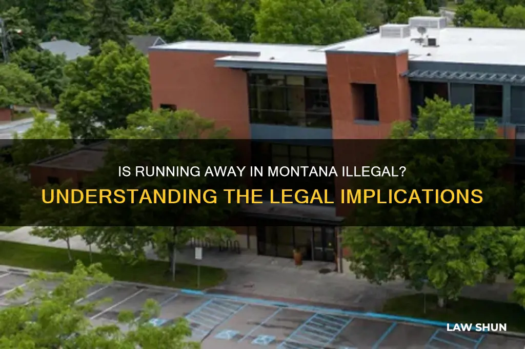 is it against the law to run away in montna
