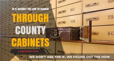 Is Rummaging Through County Cabinets Illegal? Legal Insights Explained
