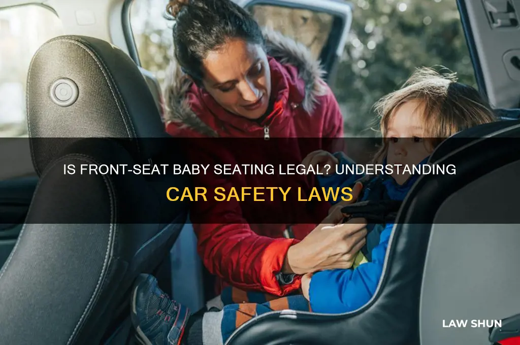 is it against the law to seat baby in front