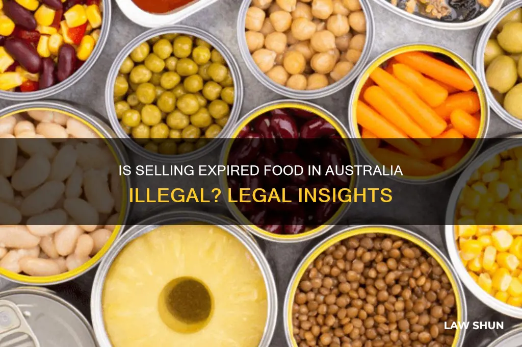 is it against the law to sell expired food australia