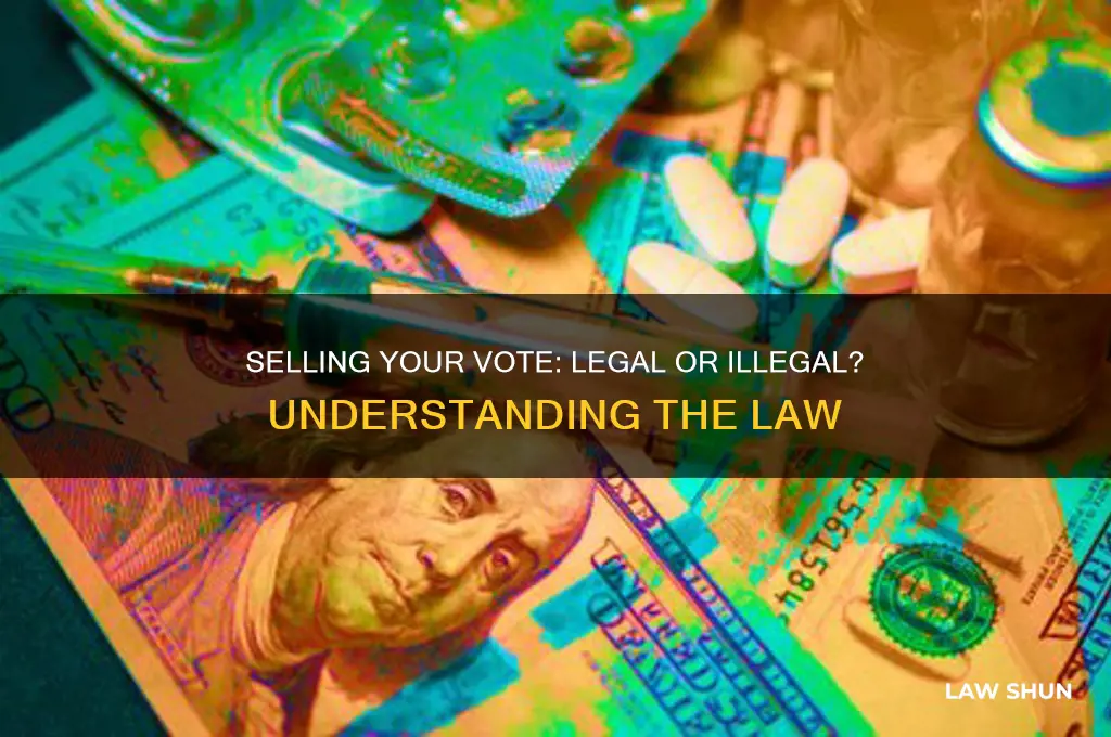 is it against the law to sell your vote
