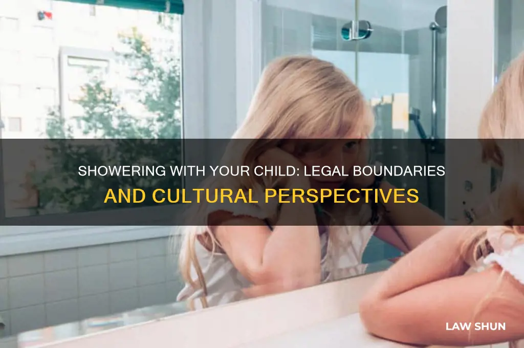 is it against the law to shower with your child