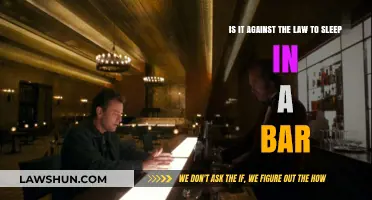 Sleeping in a Bar: Legal or Illegal? Exploring the Law