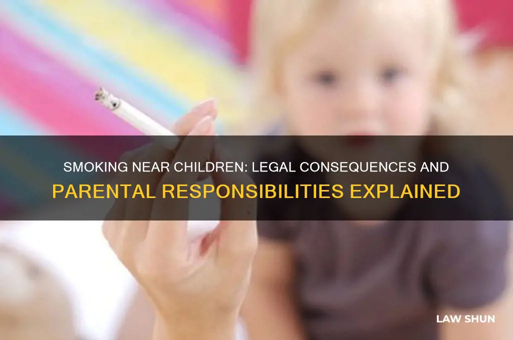 is it against the law to smoke around a child