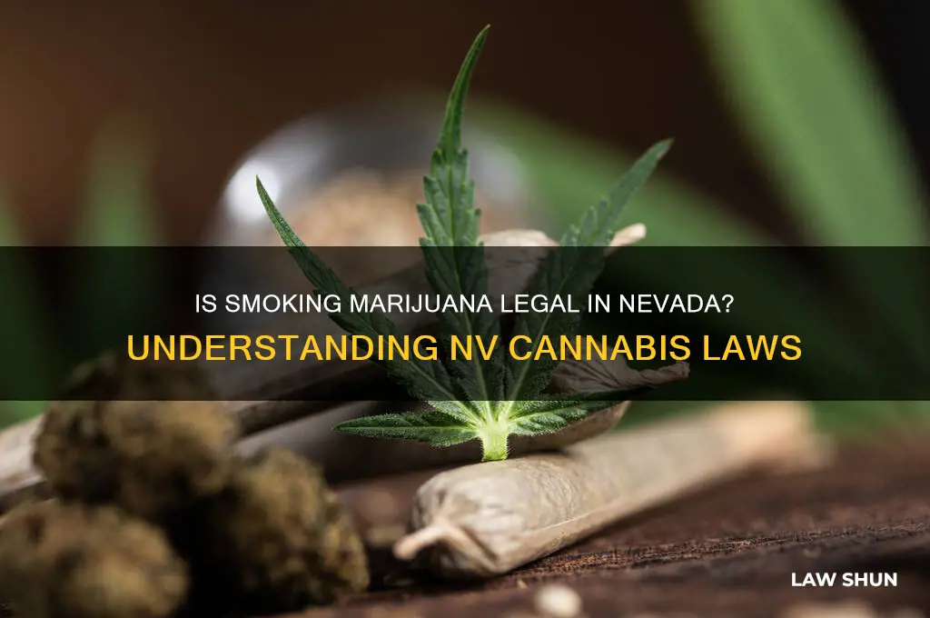 is it against the law to smoke marjane in nv