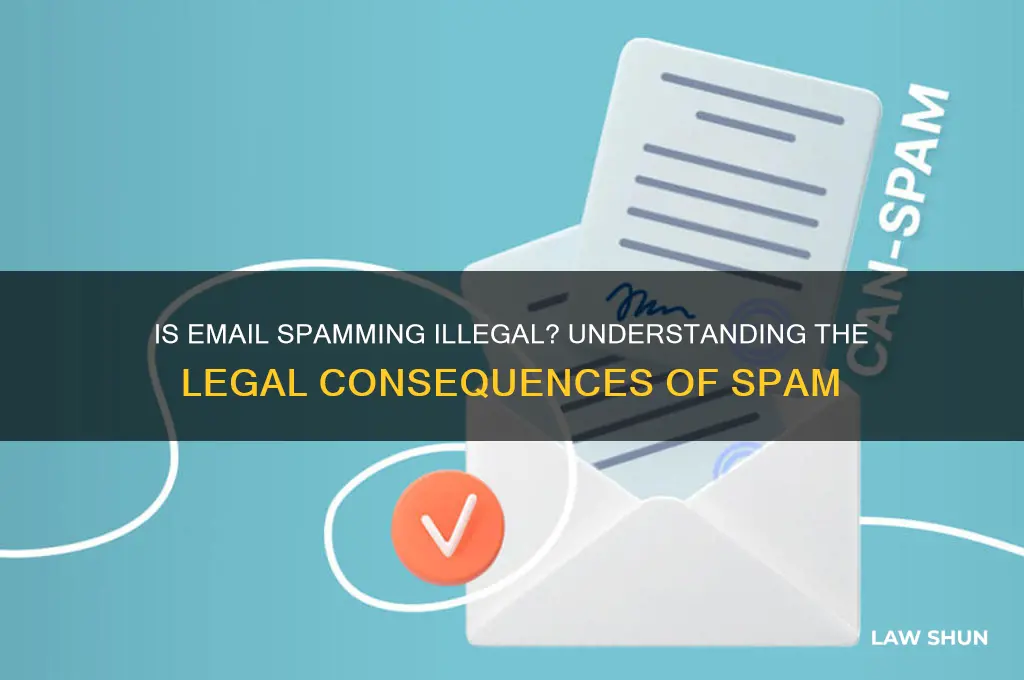 is it against the law to spam someone