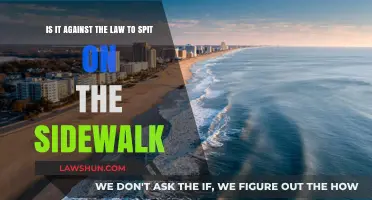 Spitting on Sidewalks: Legal or Illegal? Understanding Local Laws