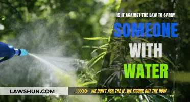 Is Spraying Someone with Water Legal? Understanding the Law