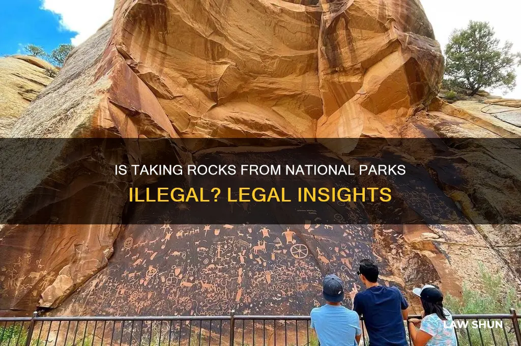 is it against the law to take rocks from nation