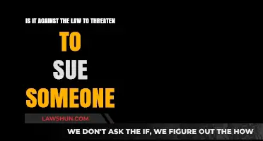 Threatening to Sue: Legal Boundaries and Potential Consequences Explained