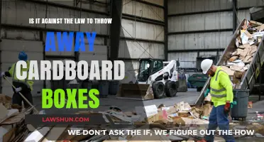 Is Discarding Cardboard Boxes Illegal? Understanding Recycling Laws and Regulations