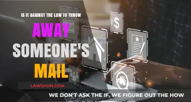 Is Discarding Someone Else's Mail Illegal? Legal Insights Explained