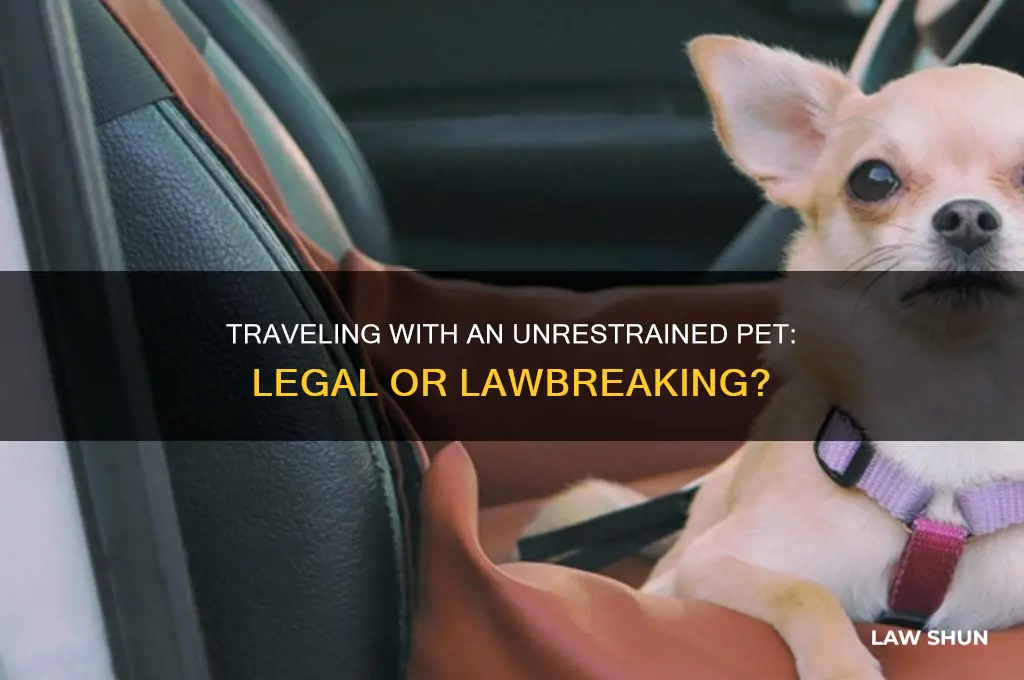 is it against the law to tracel with an unrestra
