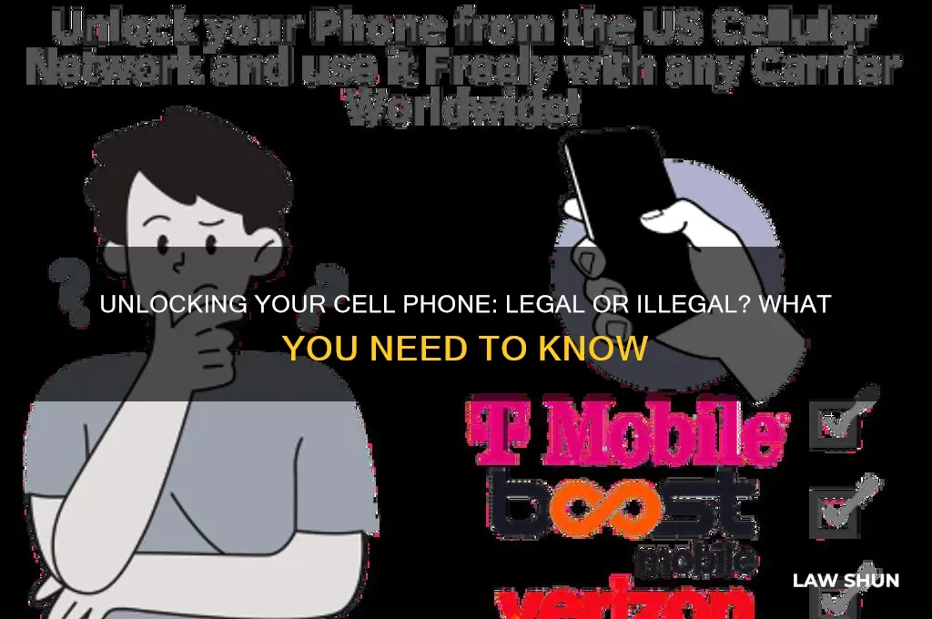 is it against the law to unlock a cell phone