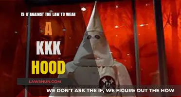 Is Wearing a KKK Hood Illegal? Legal Boundaries Explained