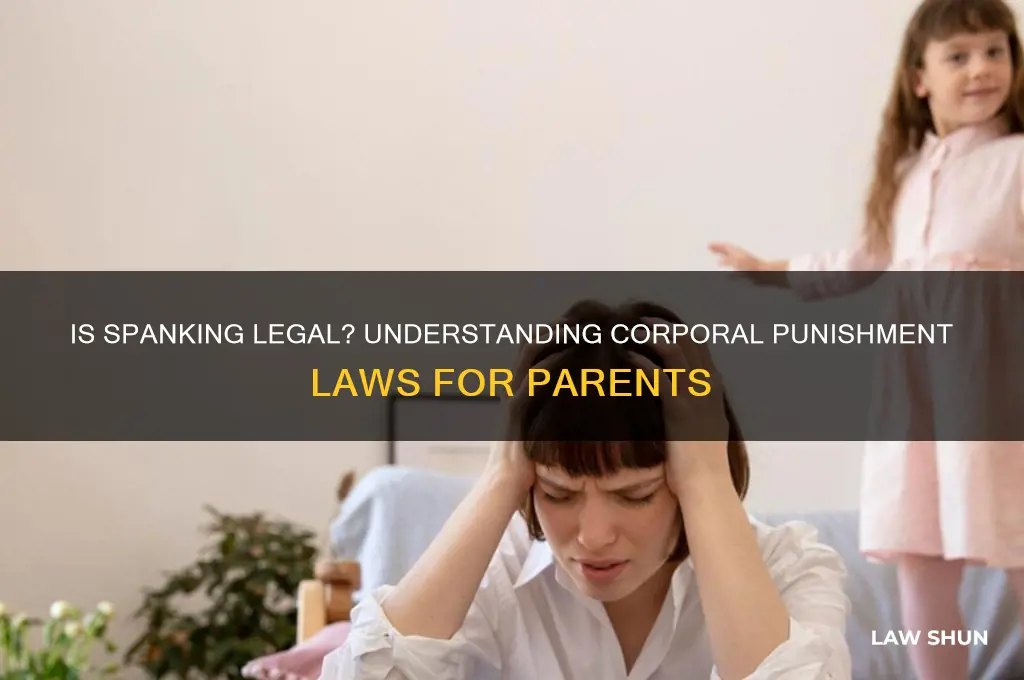 is it against the law to whoop your child