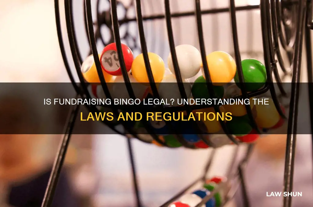 is it against the law tomplay bingo as a fundraiser
